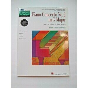 Hal Leonard Piano Concerto No. 2 In G Major 2 Pianos Sheet Music Cd Included